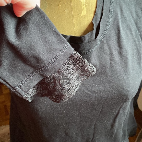 VERY UNIQUE CUSTOM HANDMADE BLACK TOP BY SHE’S CRAZY . - Picture 7 of 11